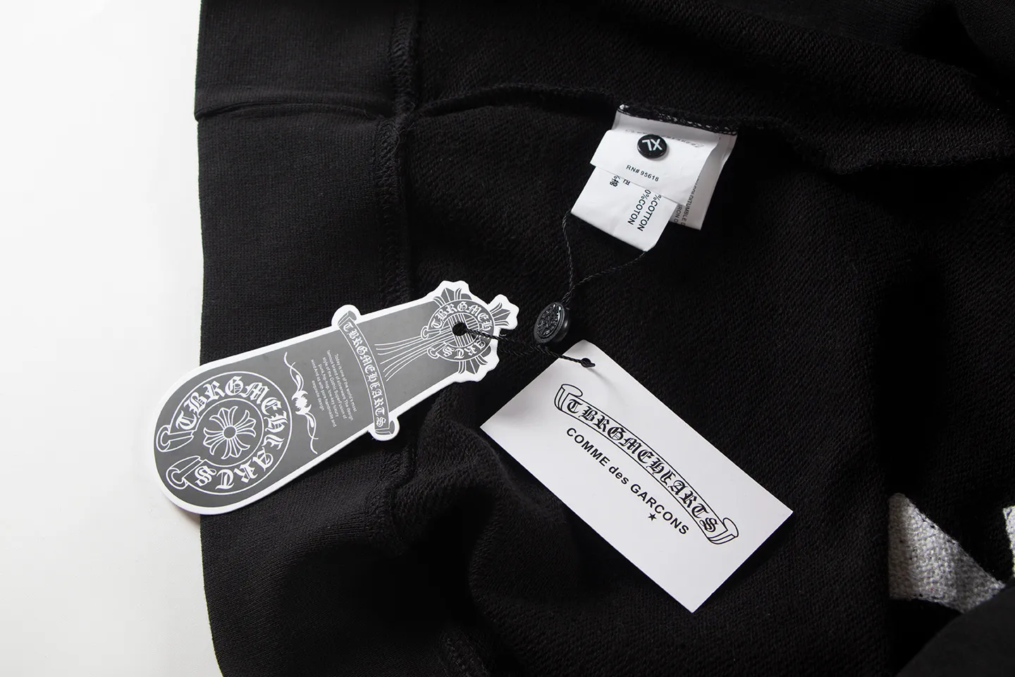 P250 Chrome Hearts Chrome Hearts Embroidered Towel Embroidered Sweater Round Neck Sweater Size: SMLXL Color: Black